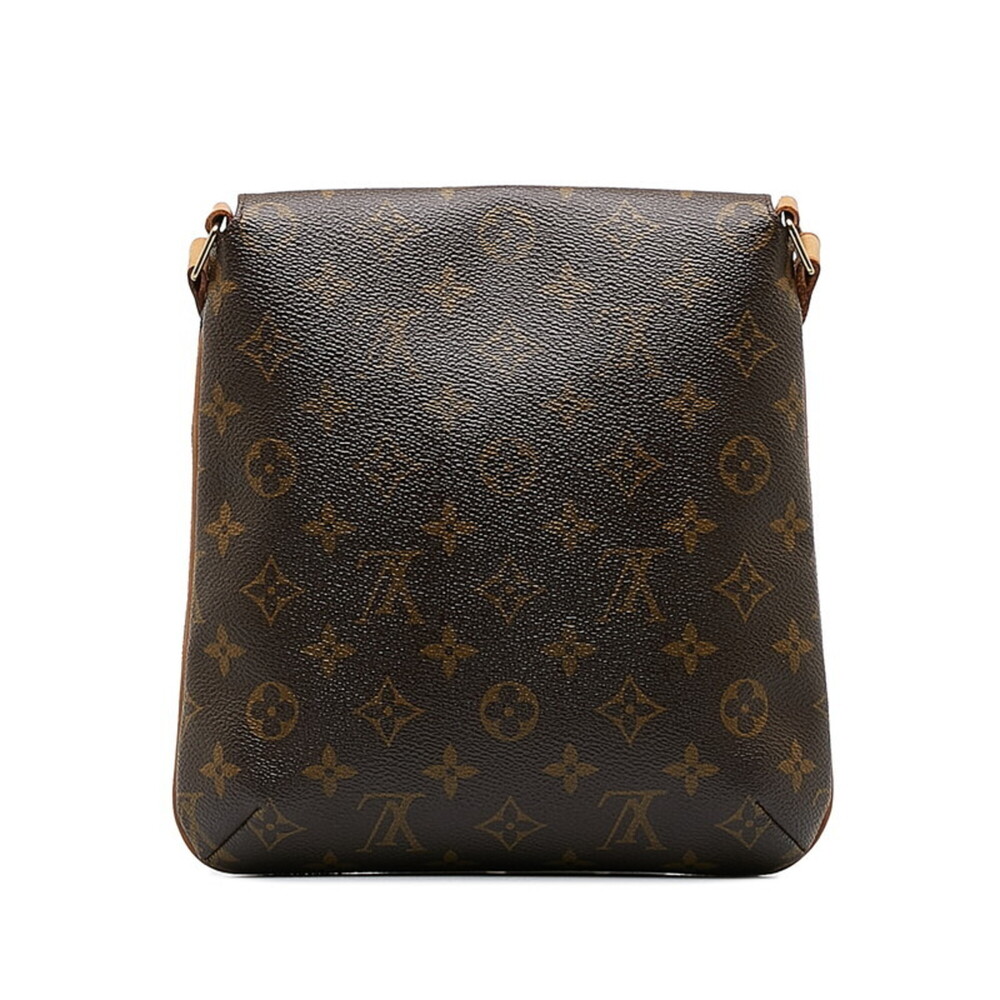 LOUIS VUITTON Authentic Brown Monogram Leather Shoulder Bag - Picture 3 of 11